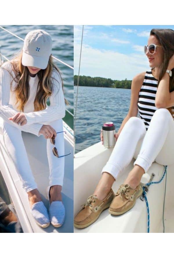  What shoes to wear to boat party