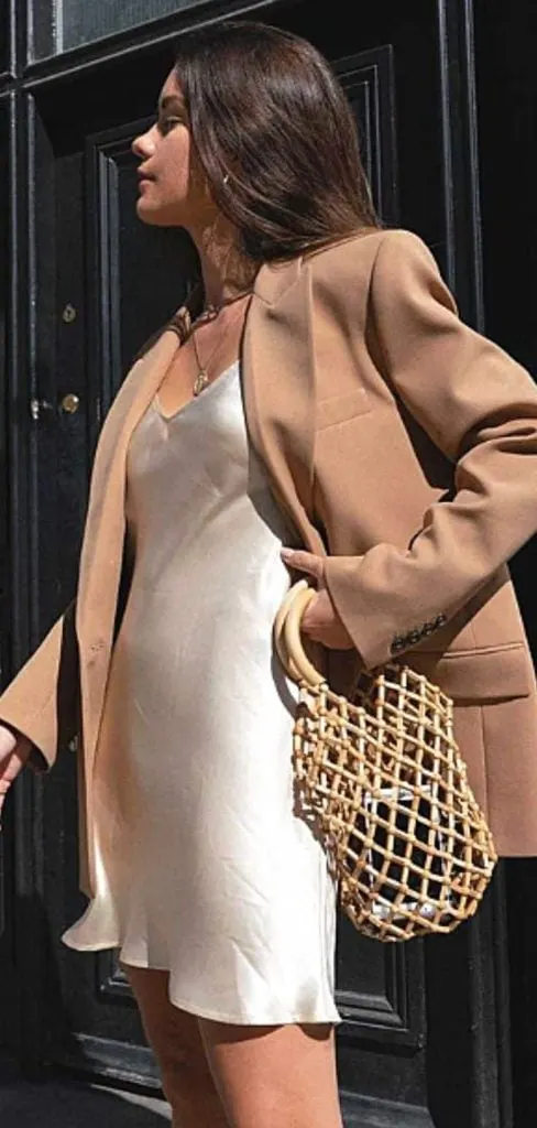 beige outfit classy