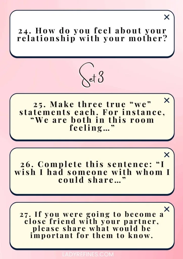 36 questions to fall in love printable pdf