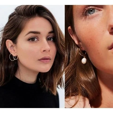 how to wear hoop earrings casually 