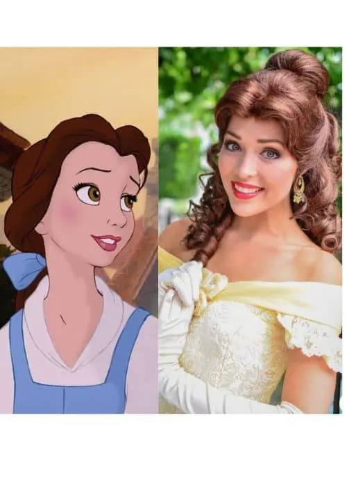 Princess Belle inspired outfit disneybound (1) Princess Belle make up